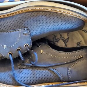 Boys Size 3-  Blue Casual Shoes, Worn 2x.